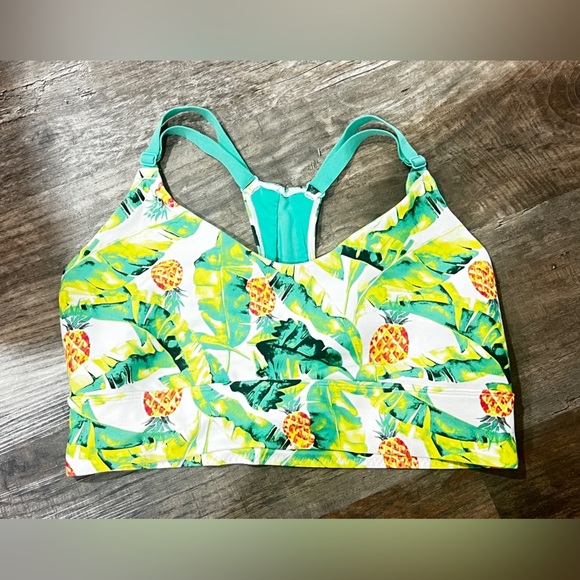 Wildfox Palms & Piña Sports Bra - Picture 2 of 6